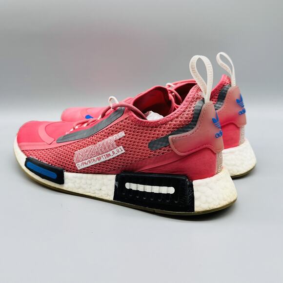 Adidas Shoes Womens 11.5 Pink Boost NMD R1 Spectoo Athletic Running Sneakers - Picture 5 of 10